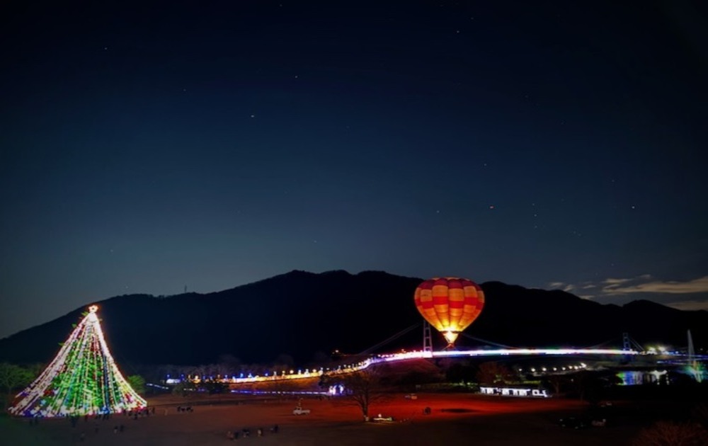 宮ヶ瀬クリスマスを象徴する景色